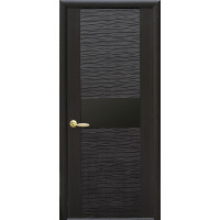 Аста венге new черное стекло ПВХ DeLuxe Новый Стиль