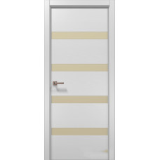 Elegance Arcobaleno Ясень белоснежный стекло бежевое Папа Карло