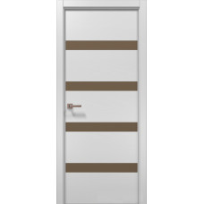 Elegance Arcobaleno Ясень белоснежный стекло мокко Папа Карло