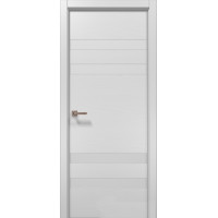 Elegance Sento Ясень белоснежный стекло белое Папа Карло