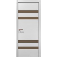 Elegance Sento Ясень белоснежный стекло мокко Папа Карло