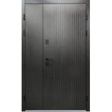 Входная уличная полуторная дверь "Кливленд Фанера"