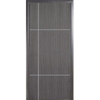 Ника silver грей ПГ ПВХ DeLuxe Новый Стиль