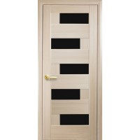 Пиана черное стекло ясень ПВХ DeLuxe Новый Стиль