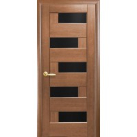 Пиана черное стекло зол.ольха ПВХ DeLuxe Новый Стиль