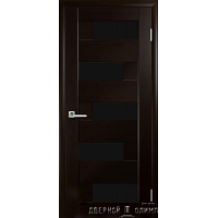 Пиана венге new стекло черное ПВХ DeLuxe Новый Стиль