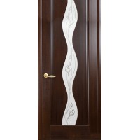 Волна каштан Р2 ПВХ DeLuxe Новый Стиль